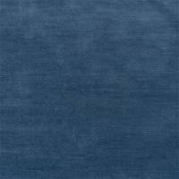 Linen Velvet Fabric - Blue Ribbon