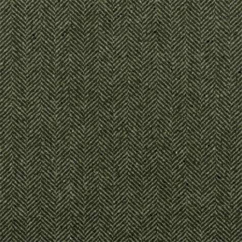 Ralph Lauren Haberdashery Fabrics Stoneleigh Herringbone Fabric - Loden - FRL5173/10