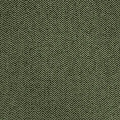 Ralph Lauren Haberdashery Fabrics Geffrye Herringbone Fabric - Loden - FRL5244/03