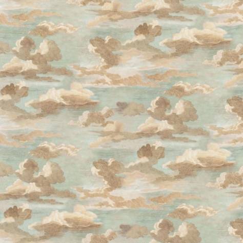 John Derian Picture Book Prints Clouds Fabric - Sky Blue - FJD6008/01