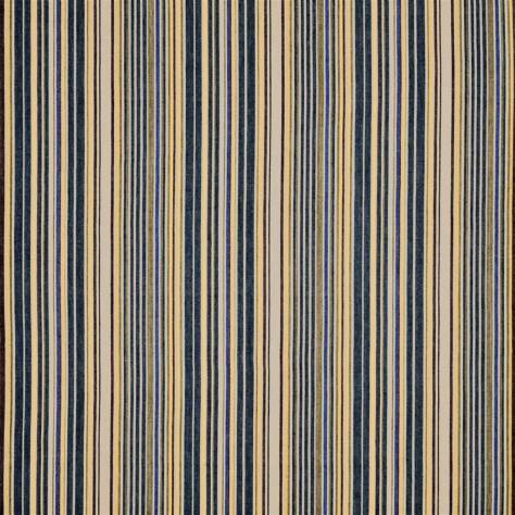John Derian Picturebook II Fabrics Hatches Harbor Fabric - Indigo - FJD6025/01 - Image 1