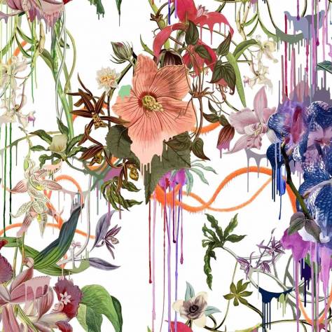 Christian Lacroix Histoires Naturelle Fabrics Orchids Fantasia Fabric - Perce Neige - FCL7026/01 - Image 1