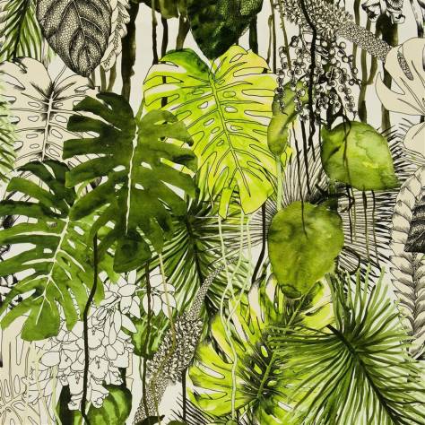 Christian Lacroix Cabanon Fabrics Soft Jardin Exo'Chic Fabric - Rainette - FCL038/02 - Image 1