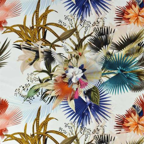 Christian Lacroix LOdyssee Fabrics and Wallpapers Oiseau De Bengale Fabric - Camelia - FCL7052/01