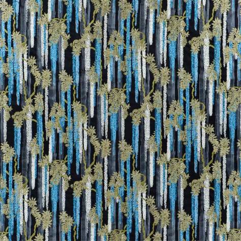 Christian Lacroix LOdyssee Fabrics and Wallpapers Wisteria Alba Fabric - Ruisseau - FCL7053/02 - Image 1