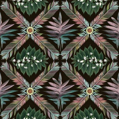 Christian Lacroix Maison Utopia Fabrics Feather Park Soft Fabric - Jais - FCL7063/01