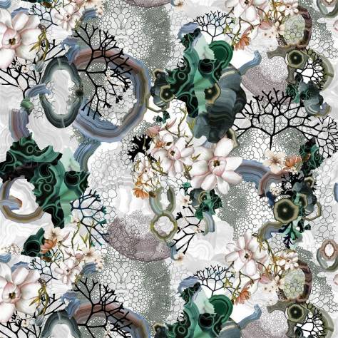 Christian Lacroix Maison Utopia Fabrics Algae Bloom Fabric - Pearl - FCL7062/01
