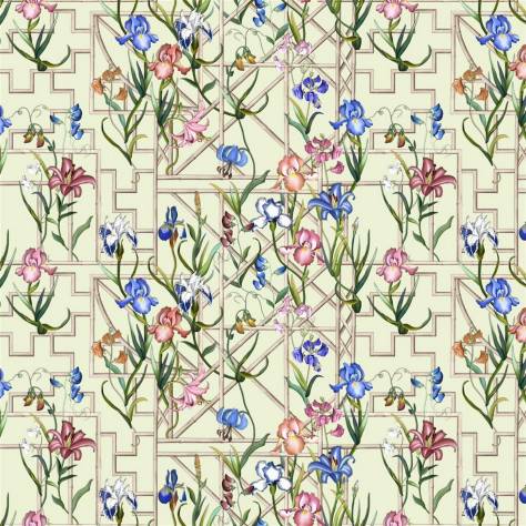 Christian Lacroix Lacroix Stravaganza Fabrics Fretwork Garden Fabric - Citron - FCL7070/03 - Image 1
