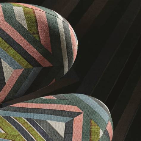 Christian Lacroix Pele-Mele Fabrics Reflets Sur Le Rhone Fabric - Vert Riziere - FCL7081/01 - Image 4
