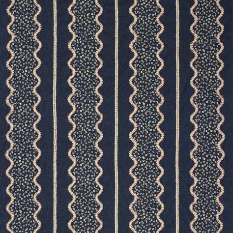 William Yeoward Delcia Fabrics Jasham Fabric - Indigo - FWY8033/01 - Image 1