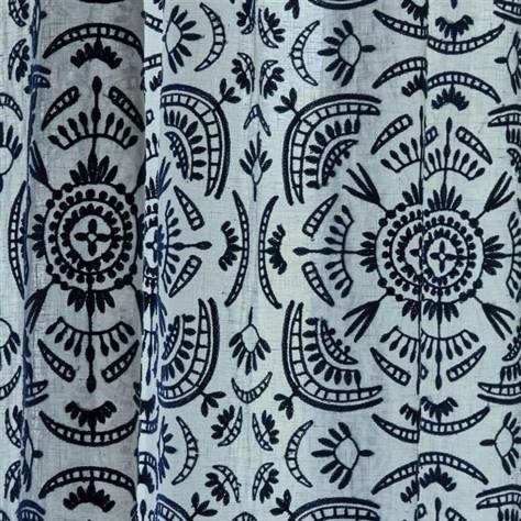 William Yeoward Delcia Fabrics Sambai Fabric - Indigo - FWY8036/02 - Image 2