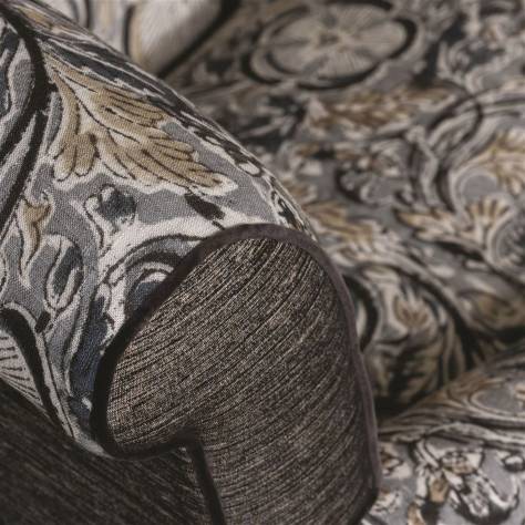 William Yeoward Florian Fabrics Kalamos Fabric - Slate - FWY8045/03
