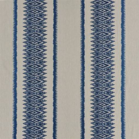 William Yeoward Florian Fabrics Kiota Fabric - Indigo - FWY8054/01