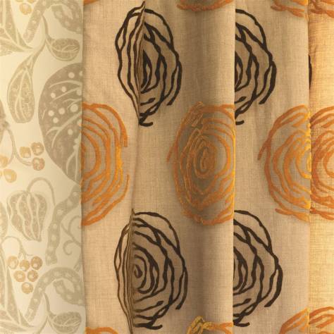 William Yeoward Florian Fabrics Hortense Fabric - Ochre - FWY8055/01