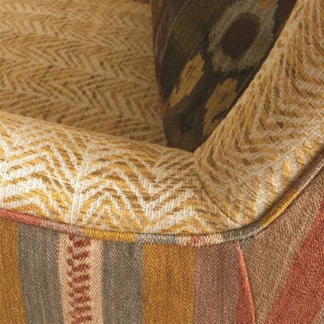 William Yeoward Banjara Fabrics Malia Fabric - Ochre - FWY8085/05 - Image 3