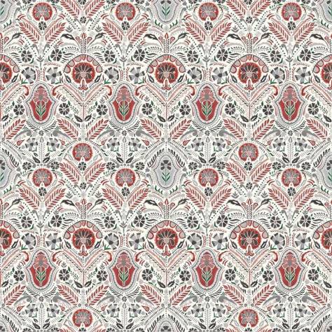 William Yeoward Banjara Fabrics Lustleigh Fabric - Rouge - FWY8077/05 - Image 1