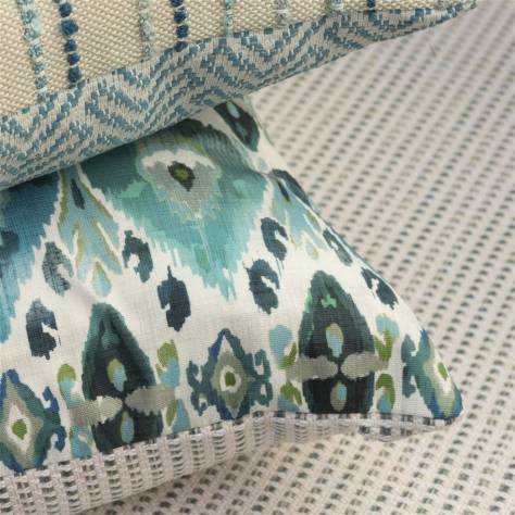 William Yeoward Cuzcita Outdoor Fabrics Cuzcita Fabric - Ocean - FWY8100/03 - Image 3