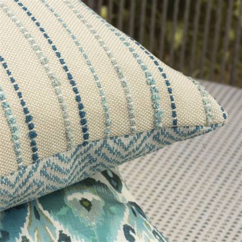 William Yeoward Cuzcita Outdoor Fabrics Saldes Fabric - Ocean - FWY8102/03 - Image 3