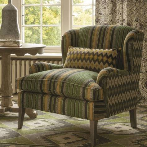 William Yeoward Pensthorpe Fabrics Almacan Fabric - Grass - FWY8051/05