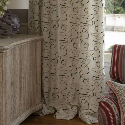 William Yeoward Pensthorpe Fabrics Eden Fabric - Sage - FWY8097/01