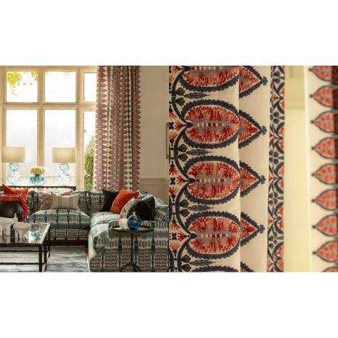 William Yeoward Pensthorpe Fabrics Hatfield Fabric - Rouge - FWY8098/02