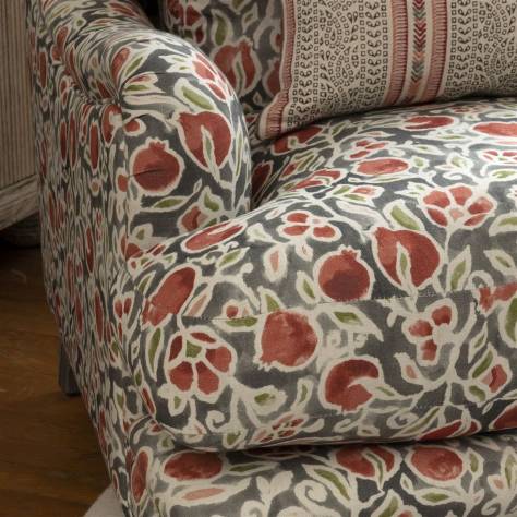 William Yeoward Pensthorpe Fabrics Lechlade Fabric - Rouge - FWY8090/03