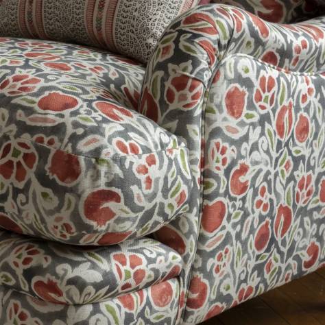 William Yeoward Pensthorpe Fabrics Lechlade Fabric - Coral - FWY8090/02 - Image 2