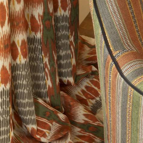 William Yeoward Pensthorpe Fabrics Lembata Fabric - Spice - FWY8092/01