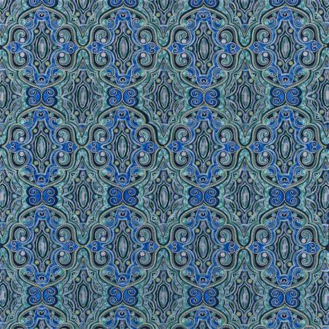 William Yeoward Khotan Fabrics Bukhara Fabric - Ocean - FWY8121/01