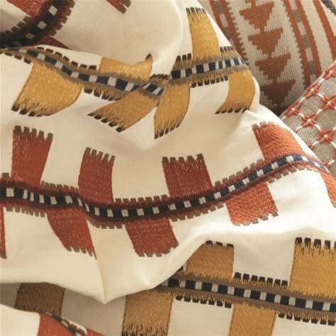 William Yeoward Khotan Fabrics Khotan Fabric - Spice - FWY8122/01