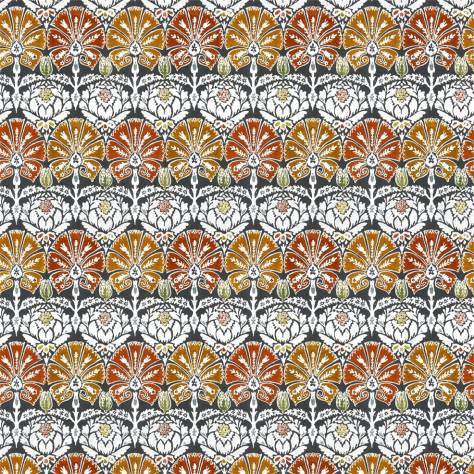 William Yeoward Khotan Fabrics Ottaman Damask Fabric - Spice - FWY8119/03