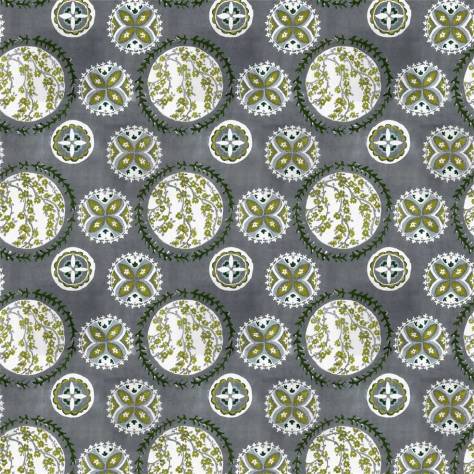William Yeoward Khotan Fabrics Temari Fabric - Sage - FWY8118/02