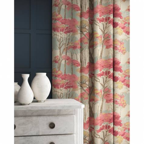 Linwood Fabrics Omega Prints Velvet Arboreal Fabric - Cloud - LF2100FR/001 - Image 4