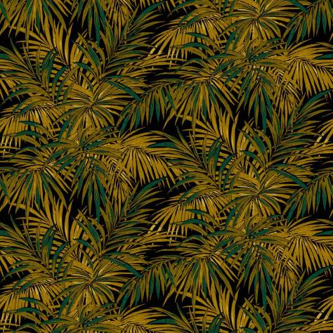 Linwood Fabrics Omega Prints Velvet Butterfly Palm Fabric - Maize - LF2102FR/001 - Image 1