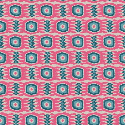 Linwood Fabrics Omega Prints Velvet Casper Fabric - Candy Pink - LF2106FR/002