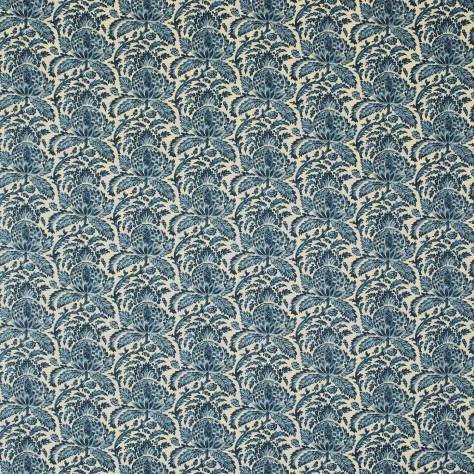 Linwood Fabrics Arcadia Prints Fabrics Torosay Fabric - Indigo - LF1819C/007