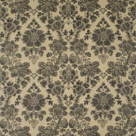 Linwood Fabrics Arcadia Prints Fabrics Cranbourne Fabric - Charcoal - LF1820C/004 - Image 1