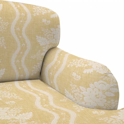Linwood Fabrics Arcadia Prints Fabrics Arley Fabric - Golden - LF1821C/002