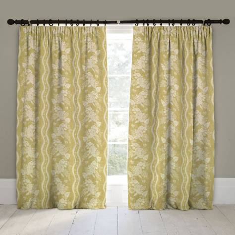 Linwood Fabrics Arcadia Prints Fabrics Arley Fabric - Golden - LF1821C/002 - Image 4