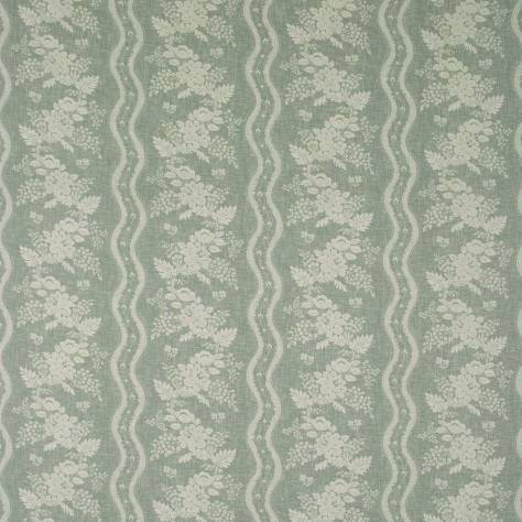 Linwood Fabrics Arcadia Prints Fabrics Arley Fabric - Duck Egg - LF1821C/004 - Image 1