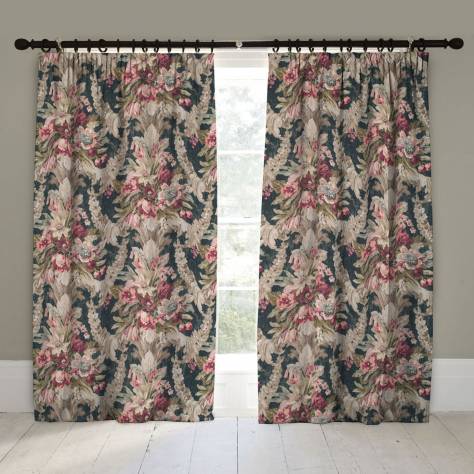 Linwood Fabrics Arcadia Prints Fabrics Wakehurst Fabric - Midnight Ramble - LF1825C/005 - Image 4