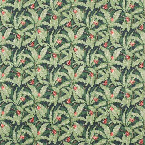 Linwood Fabrics Tango Prints Tropicana Fabric - Navy - LF1981C/004 - Image 1
