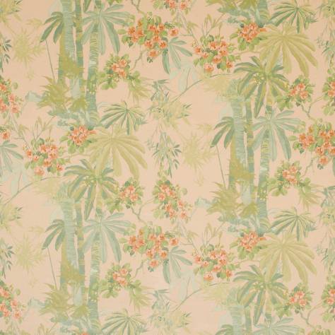 Linwood Fabrics Tango Prints Bamboo Garden Fabric - Pink - LF1987C/001 - Image 1