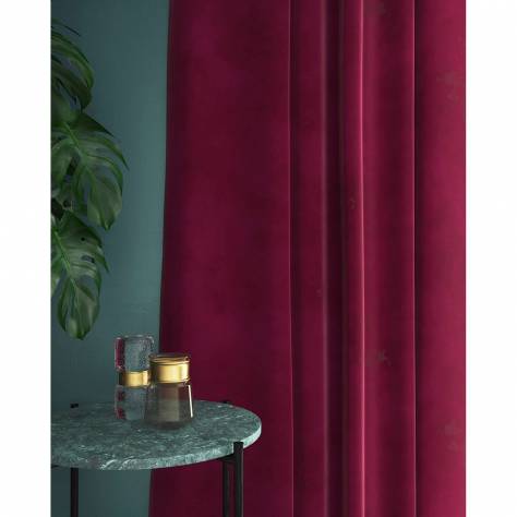 Linwood Fabrics Omega I and II Velvet  Omega Fabric - Tulip - LF1498C/026 - Image 3