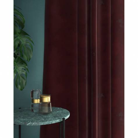 Linwood Fabrics Omega I and II Velvet  Omega Fabric - Copper Rose - LF1498C/069 - Image 3