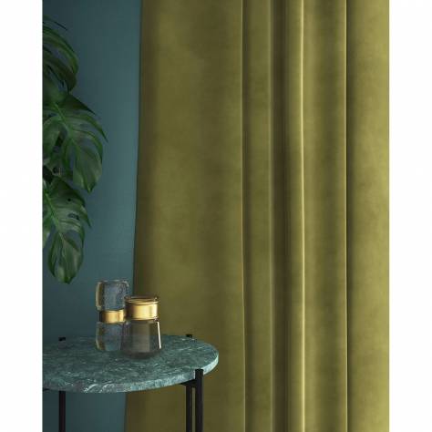 Linwood Fabrics Omega I and II Velvet  Omega Fabric - Sage - LF1498C/082 - Image 3