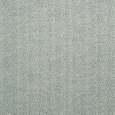 Linwood Fabrics Lars Fabrics Lars Geometric Fabric - Venetian Blue - LF1950FR/017