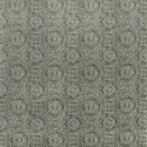 Linwood Fabrics Fable Fabrics Labyrinth Velvet Fabric - Grey - LF1924C/002