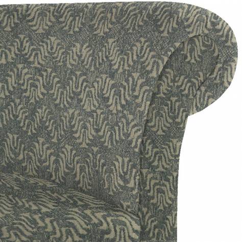 Linwood Fabrics Fable Weaves Tyger Fabric - Ocean - LF1927C/007