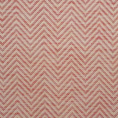 Linwood Fabrics Fable Weaves Zeus Fabric - Red - LF1928C/007 - Image 1